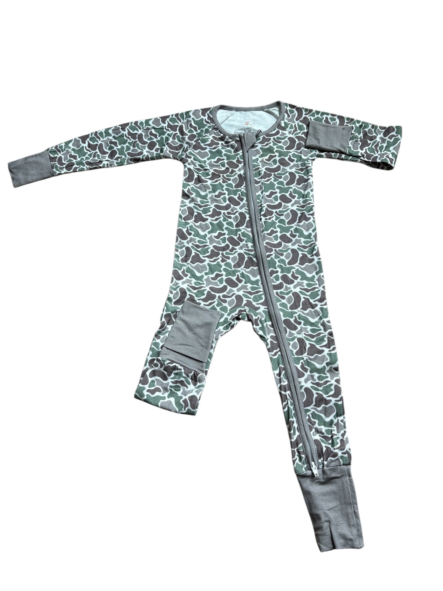 Old School Camo Zippy