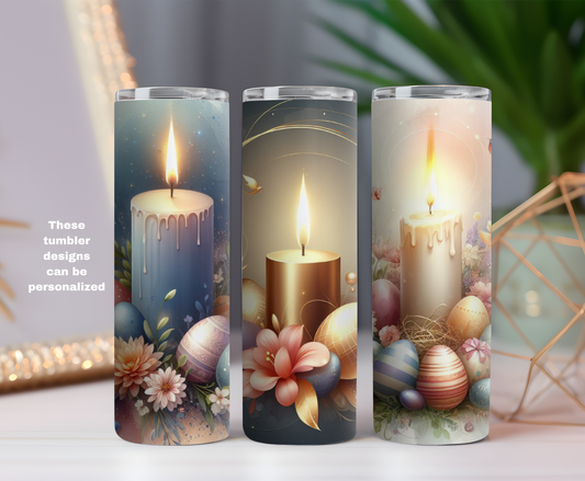 Easter Candle 20oz tumbler 
