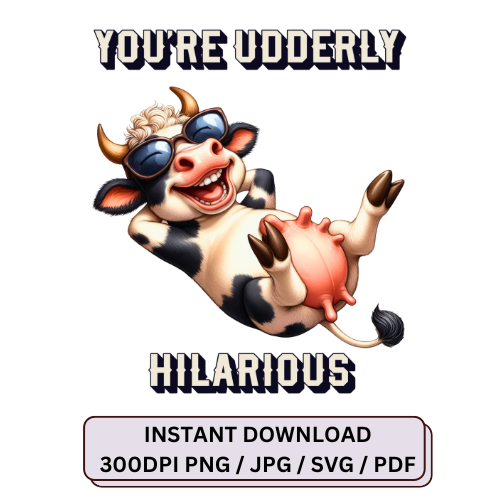 You're udderly hilarious 
