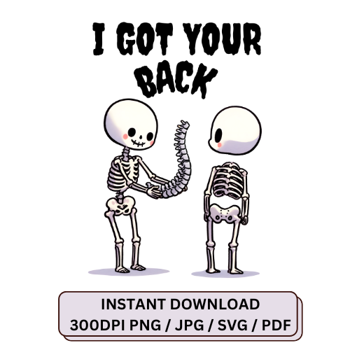 I got your back SVG, JPG, PNG, PDF digital file